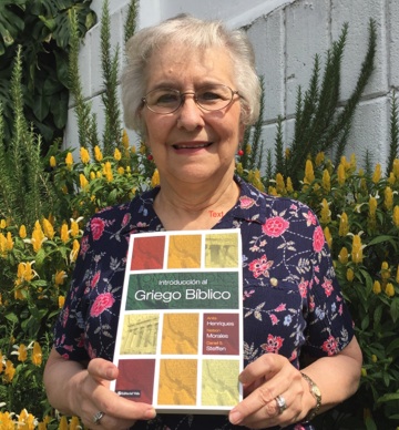 Ann Henriques with her new book